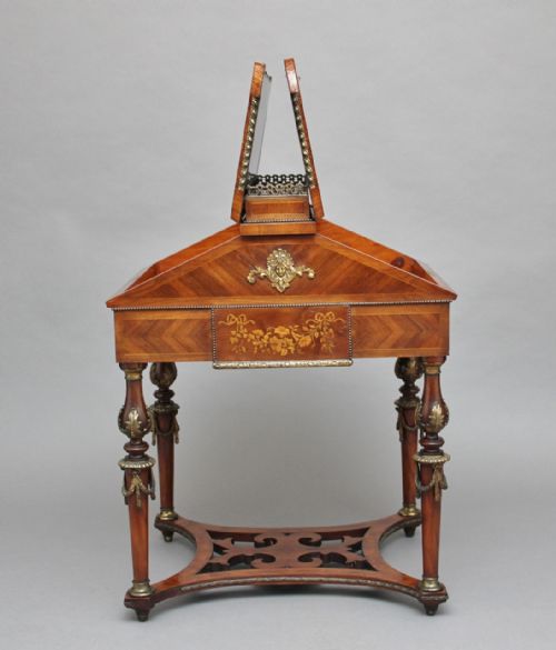 19TH CENTURY KINGWOOD AND ORMOLU MOUNTED PARTNERS DESK - ADDITIONAL PHOTO 3