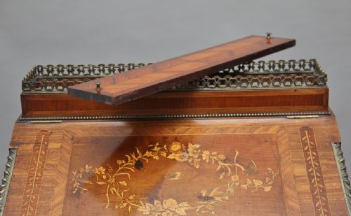 19TH CENTURY KINGWOOD AND ORMOLU MOUNTED PARTNERS DESK - ADDITIONAL PHOTO 7