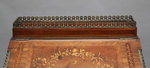 19TH CENTURY KINGWOOD AND ORMOLU MOUNTED PARTNERS DESK - ADDITIONAL PHOTO 9