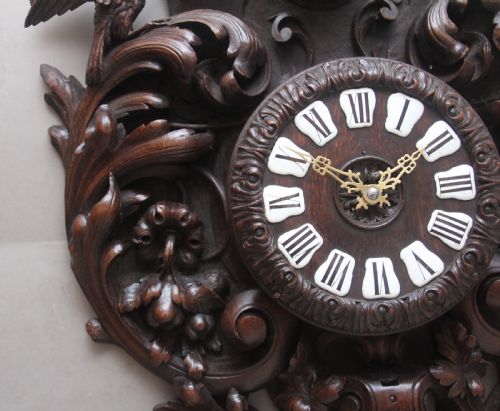 A FABULOUS QUALITY 19TH CENTURY FRENCH CARVED OAK - ADDITIONAL PHOTO 2