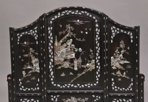 19TH CENTURY CHINESE TABLE SCREEN - ADDITIONAL PHOTO 4