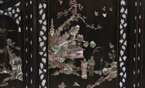 19TH CENTURY CHINESE TABLE SCREEN - ADDITIONAL PHOTO 5