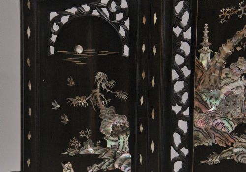 19TH CENTURY CHINESE TABLE SCREEN - ADDITIONAL PHOTO 6