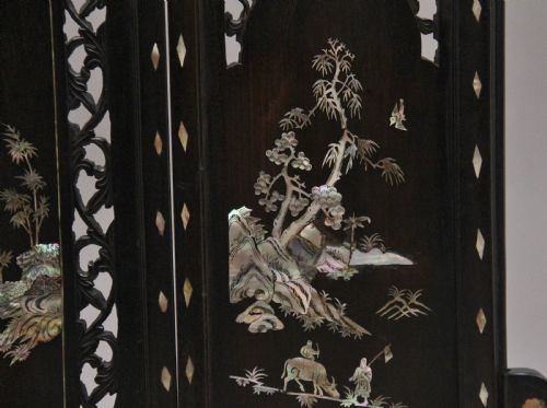 19TH CENTURY CHINESE TABLE SCREEN - ADDITIONAL PHOTO 9