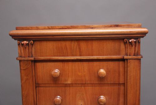 EARLY 19TH CENTURY ANTIQUE REGENCY WALNUT WELLINGTON CHEST - ADDITIONAL PHOTO 6