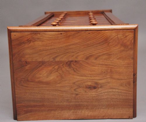 EARLY 19TH CENTURY ANTIQUE REGENCY WALNUT WELLINGTON CHEST - ADDITIONAL PHOTO 12