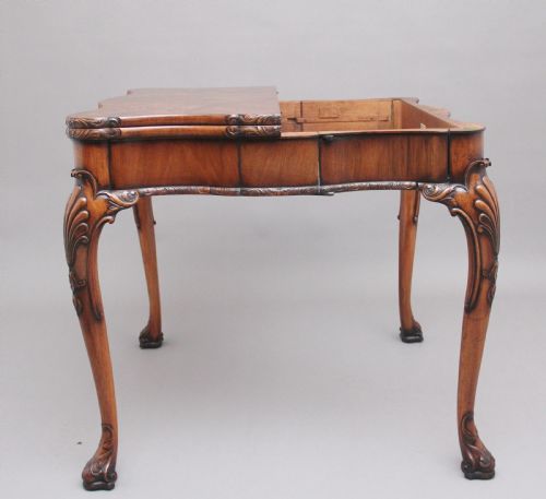 EARLY 20TH CENTURY WALNUT CARD TABLE BY HOWARD SONS LTD - ADDITIONAL PHOTO 2