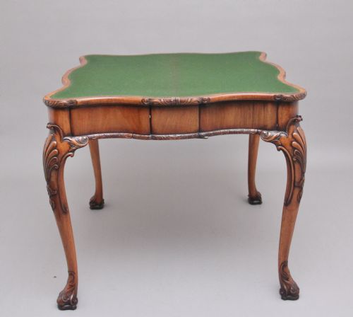 EARLY 20TH CENTURY WALNUT CARD TABLE BY HOWARD SONS LTD - ADDITIONAL PHOTO 3