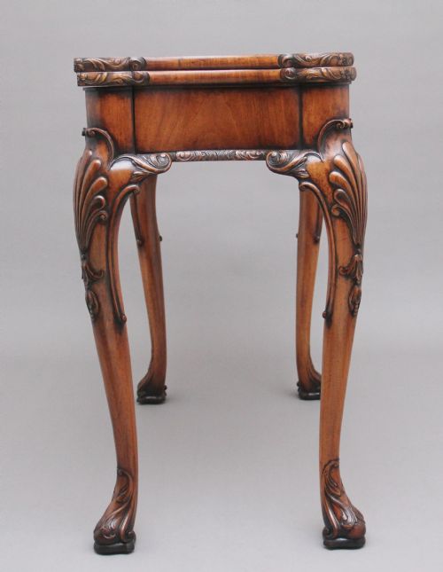 EARLY 20TH CENTURY WALNUT CARD TABLE BY HOWARD SONS LTD - ADDITIONAL PHOTO 5