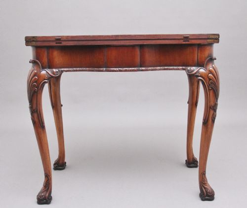 EARLY 20TH CENTURY WALNUT CARD TABLE BY HOWARD SONS LTD - ADDITIONAL PHOTO 6