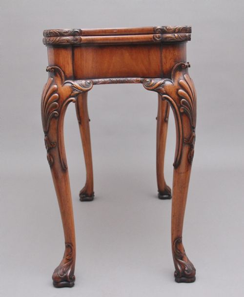 EARLY 20TH CENTURY WALNUT CARD TABLE BY HOWARD SONS LTD - ADDITIONAL PHOTO 7