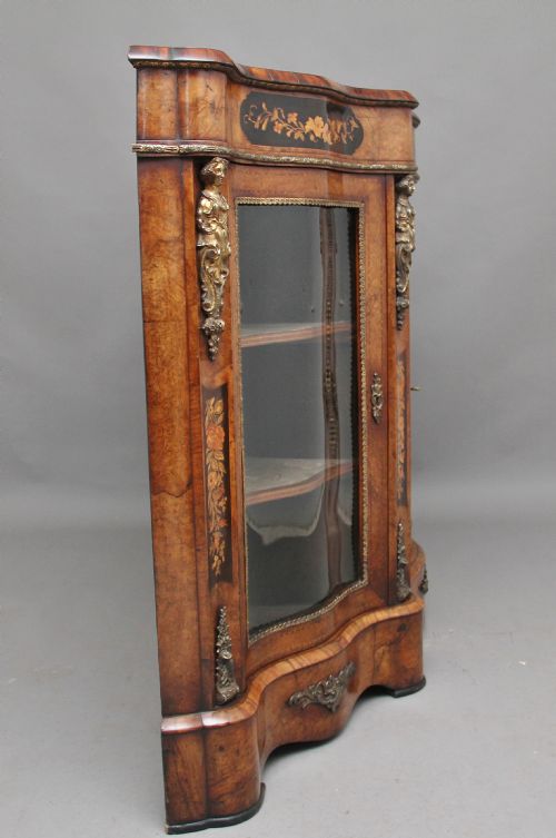 19TH CENTURY BURR WALNUT CREDENZA - ADDITIONAL PHOTO 3