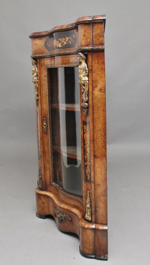 19TH CENTURY BURR WALNUT CREDENZA - ADDITIONAL PHOTO 6
