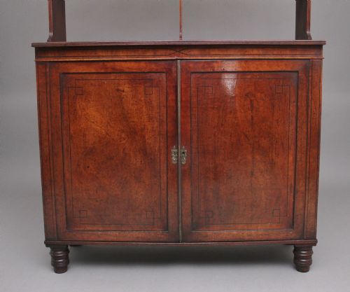 EARLY 19TH CENTURY MAHOGANY OPEN TOP CABINET - ADDITIONAL PHOTO 2
