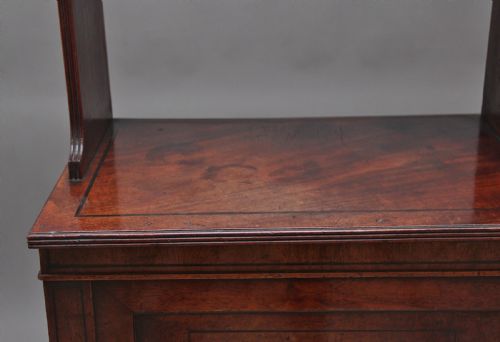 EARLY 19TH CENTURY MAHOGANY OPEN TOP CABINET - ADDITIONAL PHOTO 5