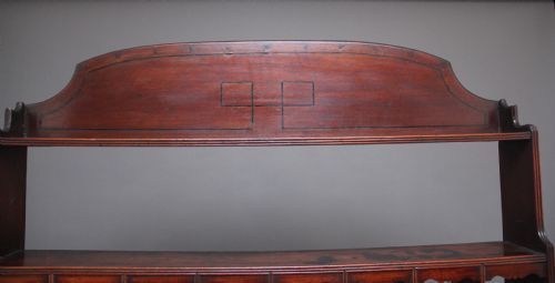 EARLY 19TH CENTURY MAHOGANY OPEN TOP CABINET - ADDITIONAL PHOTO 8