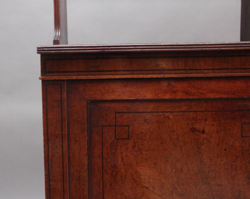 EARLY 19TH CENTURY MAHOGANY OPEN TOP CABINET - ADDITIONAL PHOTO 9