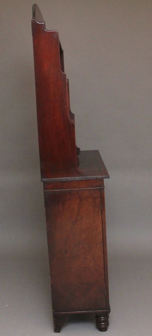 EARLY 19TH CENTURY MAHOGANY OPEN TOP CABINET - ADDITIONAL PHOTO 10