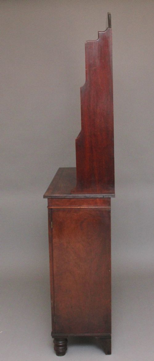 EARLY 19TH CENTURY MAHOGANY OPEN TOP CABINET - ADDITIONAL PHOTO 11