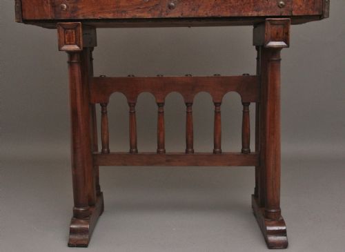 17TH CENTURY WALNUT VARGUENO ON STAND - ADDITIONAL PHOTO 14