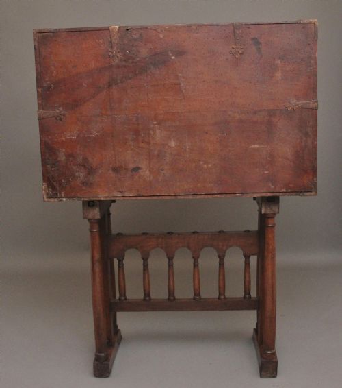17TH CENTURY WALNUT VARGUENO ON STAND - ADDITIONAL PHOTO 23