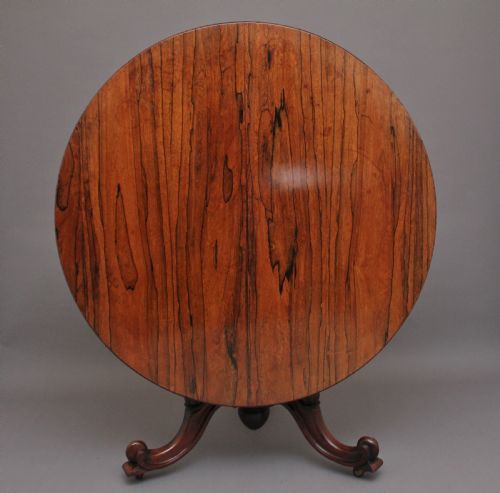 19TH CENTURY ROSEWOOD BREAKFAST TABLE - ADDITIONAL PHOTO 1