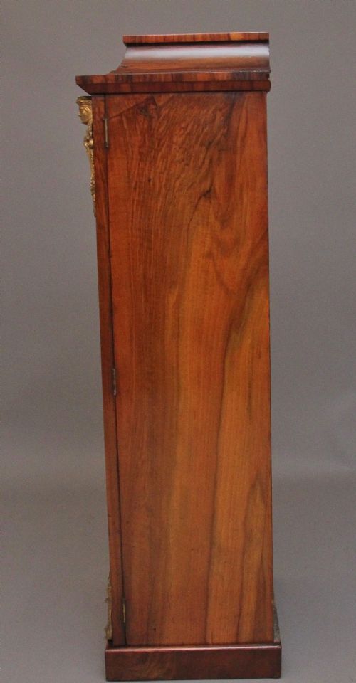 19TH CENTURY WALNUT MARQUETRY WELLINGTON CHEST - ADDITIONAL PHOTO 16