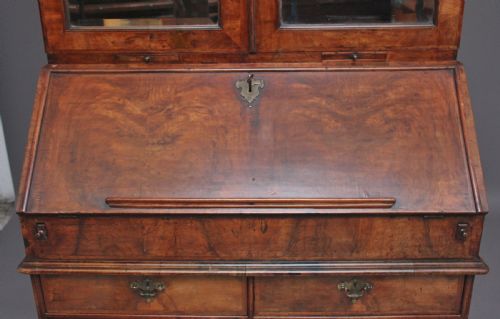 EARLY 18TH CENTURY WALNUT BUREAU BOOKCASE - ADDITIONAL PHOTO 7
