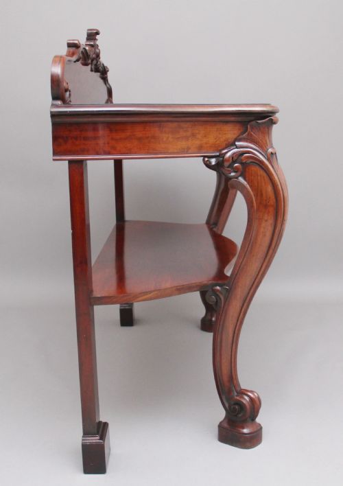 19TH CENTURY MAHOGANY SERVING TABLE - ADDITIONAL PHOTO 2