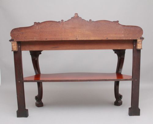 19TH CENTURY MAHOGANY SERVING TABLE - ADDITIONAL PHOTO 3