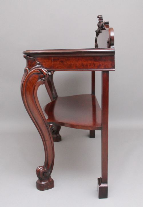 19TH CENTURY MAHOGANY SERVING TABLE - ADDITIONAL PHOTO 4