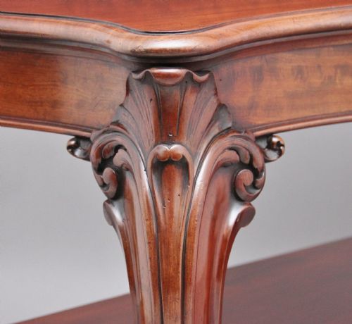19TH CENTURY MAHOGANY SERVING TABLE - ADDITIONAL PHOTO 7