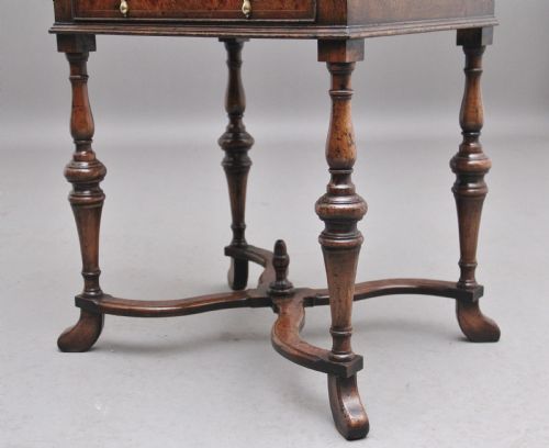 EARLY 20TH CENTURY WALNUT AND ELM BUREAU - ADDITIONAL PHOTO 11
