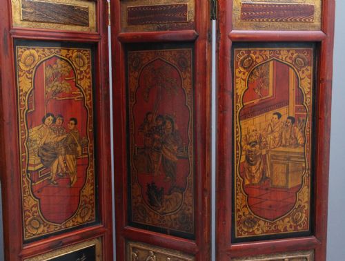 EARLY 20TH CENTURY CHINESE FOLDING SCREEN - ADDITIONAL PHOTO 4