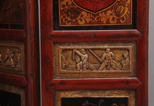 EARLY 20TH CENTURY CHINESE FOLDING SCREEN - ADDITIONAL PHOTO 9