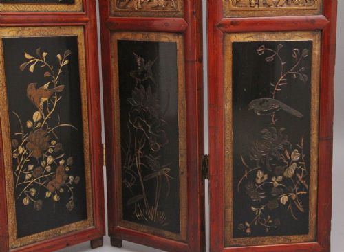 EARLY 20TH CENTURY CHINESE FOLDING SCREEN - ADDITIONAL PHOTO 12