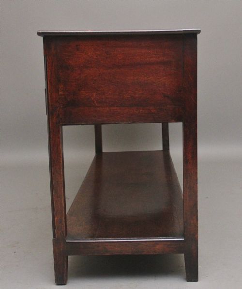 EARLY 19TH CENTURY OAK DRESSER BASE - ADDITIONAL PHOTO 4