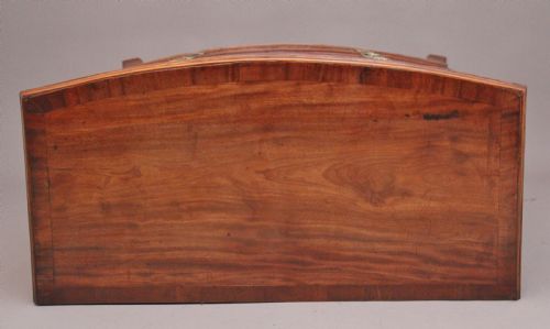 EARLY 19TH CENTURY MAHOGANY BOWFRONT CHEST - ADDITIONAL PHOTO 9
