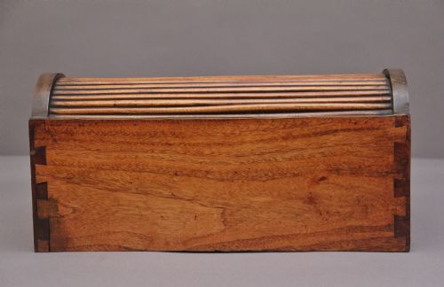 19TH CENTURY ANTIQUE CAMPHOR WOOD WRITING SLOPE - ADDITIONAL PHOTO 5