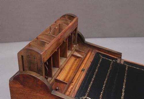 19TH CENTURY ANTIQUE CAMPHOR WOOD WRITING SLOPE - ADDITIONAL PHOTO 12