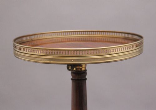 19TH CENTURY ANTIQUE ROSEWOOD TELESCOPIC OCCASIONAL TABLE - ADDITIONAL PHOTO 4