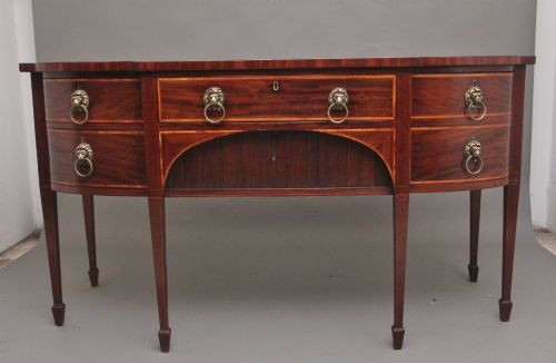 19th Century Mahogany Inlaid Sideboard