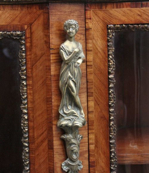 19TH CENTURY KINGWOOD AND MARBLE TOP CREDENZA - ADDITIONAL PHOTO 14