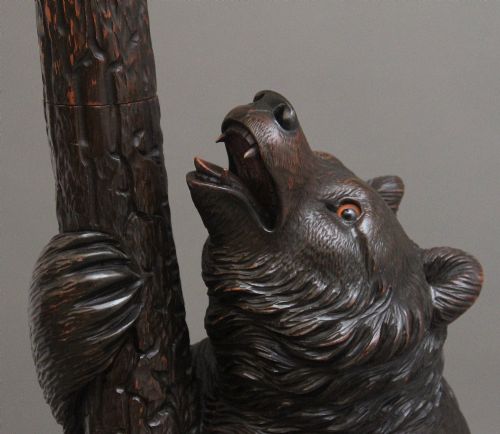 19TH CENTURY BLACK FOREST BEAR HALL STAND - ADDITIONAL PHOTO 5