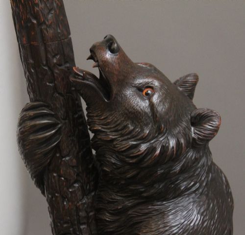 19TH CENTURY BLACK FOREST BEAR HALL STAND - ADDITIONAL PHOTO 6