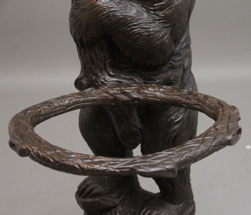 19TH CENTURY BLACK FOREST BEAR HALL STAND - ADDITIONAL PHOTO 8