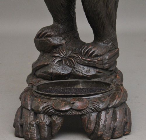 19TH CENTURY BLACK FOREST BEAR HALL STAND - ADDITIONAL PHOTO 10