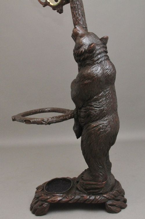 19TH CENTURY BLACK FOREST BEAR HALL STAND - ADDITIONAL PHOTO 12