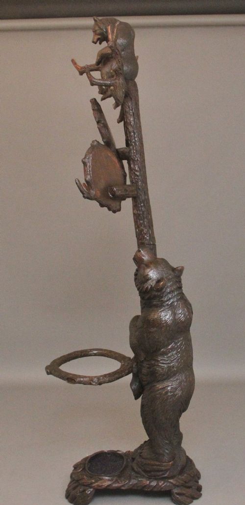 19TH CENTURY BLACK FOREST BEAR HALL STAND - ADDITIONAL PHOTO 14