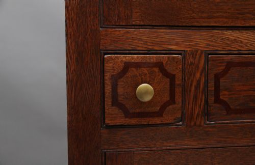 EARLY 19TH CENTURY OAK FOOD CUPBOARD - ADDITIONAL PHOTO 9